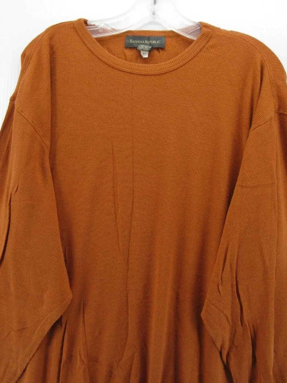 VINTAGE Banana Republic Sweater XL Wool Blend Ribbed Y2K Pullover *